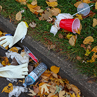 plastic rubbish trash