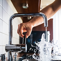 shut off the tap